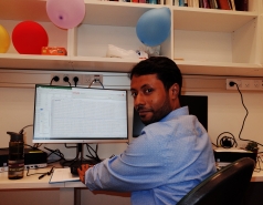 Saurav at work