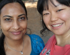 Lab members Sima Lev- Nandini Verma, SoHui Kim