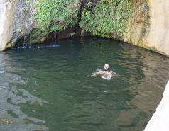 Ein Akev spring, lab trip to Sde-Boker area, March 2021