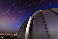 Star trails from the Kraar Observatory