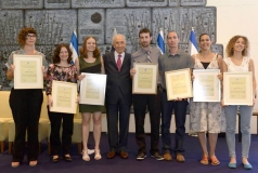 Shdema Filler honored by President Peres picture no. 11