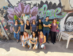 Graffiti lab day in Tel Aviv, May 2024